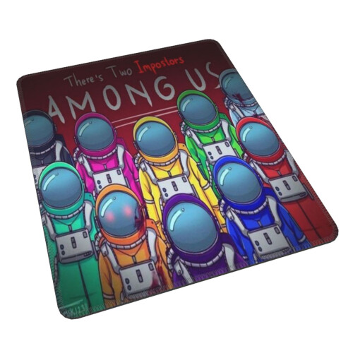 Among Us Mouse Pad 10x12 ιντσών με ραμμένη άκρη, αντιολισθητική βάση από καουτσούκ, 1