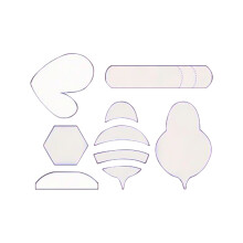 YiFudd Cute Bee Template Set, Cute Bee Template Cutting Ruler, DIY Quilting, Sewing, Hand Embroidery, Creative Gifts