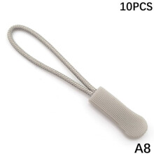 New 10pc Zipper End Fit Rep Tag Replacement Clip A8