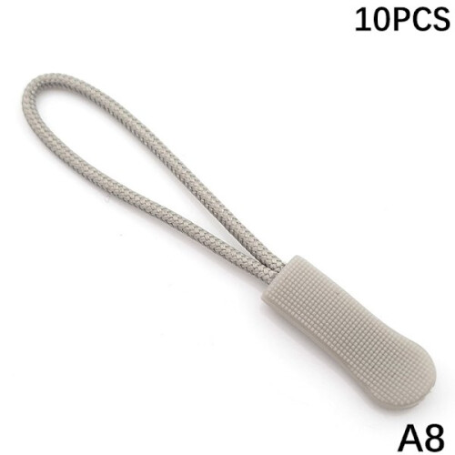 New 10pc Zipper End Fit Rep Tag Replacement Clip A8