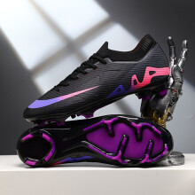 New Men Football Boots Match Indoor Breathable Long Spikes Ultralight Grass Cleats Soccer Shoes Sneakers