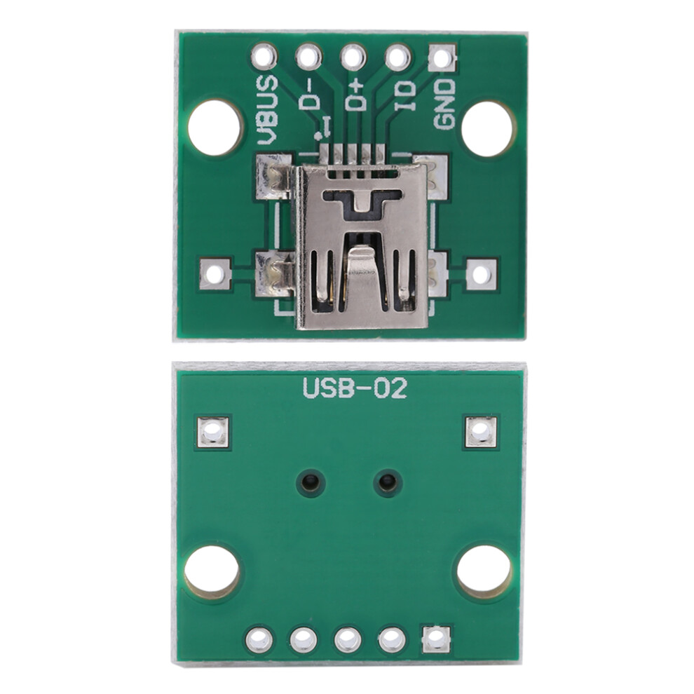 10Pcs Mini Usb To Dip Adapter Board 5P For Diy Power Supply 4951382763075