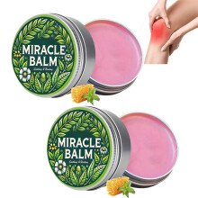 Joint Pain Relief Cream with Natural Miracle Balm for Swollen Legs, Back, Hands, Feet, 2Pcs