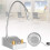 Window Intercom System with Clear Loud Volume, 360 Bendable Mic, Noise Resistant for Office and Store 1