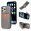 Compatível com iPhone 14 Pro - Capa prática e elegante com porta-cartões cinza 1