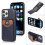 Compatível com iPhone 14 Pro - Capa prática e elegante com porta-cartões cinza 3