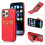 Compatível com iPhone 14 Pro - Capa prática e elegante com porta-cartões cinza 4