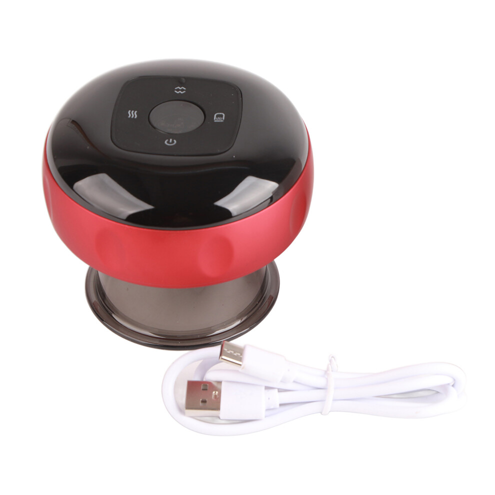 Electric Cupping Therapy Set for Muscle Soreness, Smart Massage Tool with Dynamic Suction and Adjustable Heat Red Light Function