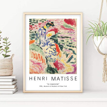 AEFER Henri Matisse Kunstdrucke – Abstraktes Leinwandbild, Landschaftsposter, Ausstellungsdruck
