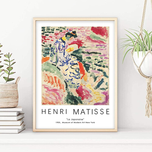 Εκτυπώσεις τοίχου Henri Matisse AEFER - Αφηρημένη εικόνα σε καμβά, Αφίσα τοπίου,