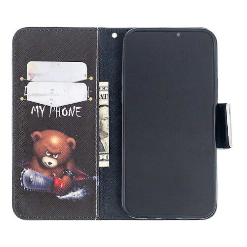 Funda tipo cartera compatible con iPhone 12 Pro Max - No toques mi teléfono 1