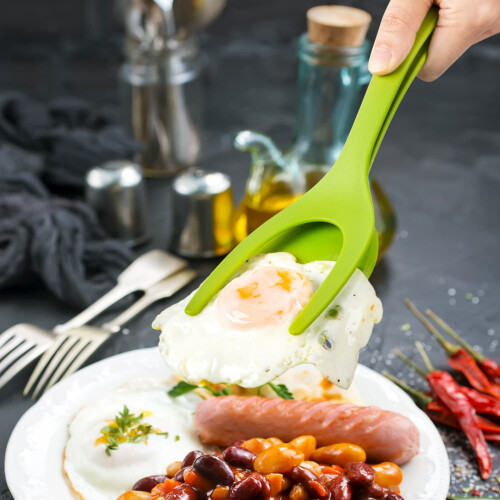 Spatule à omelette, pince à omelette, spatule de cuisine 1
