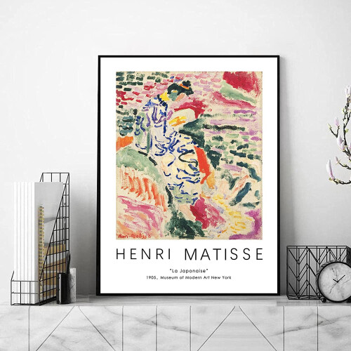Εκτυπώσεις τοίχου Henri Matisse AEFER - Αφηρημένη εικόνα σε καμβά, Αφίσα τοπίου, 2