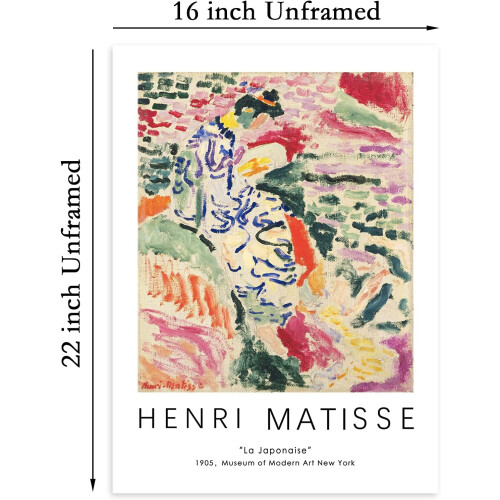 Εκτυπώσεις τοίχου Henri Matisse AEFER - Αφηρημένη εικόνα σε καμβά, Αφίσα τοπίου, 1