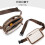 Damen Gürteltasche aus PU-Leder, braun 8