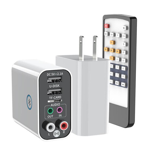 Adaptor Bluetooth 6 în 1, transmițător și receptor Bluetooth, combo transmițător Bluetooth, 3,5 mm la AUX wireless, audio 5,0