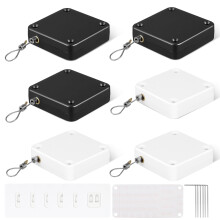 6 Sets Automatic Door Closer Window Curtains Auto Door Closer for Bedroom Smart Curtains Closers for Door