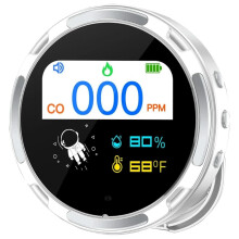 Carbon Monoxide Detector with RealTime CO Detection for Hotel Room and Travel Safety