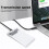 Θήκη σκληρού δίσκου jixopn USB3.1/Type C για σκληρό δίσκο SATA HDD SSD 2,5 ιντσών (με καλώδιο USB C 8