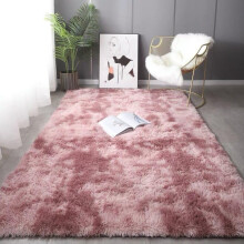 Faux Fur Rug Super Soft Plush Non Slip Large Area Carpet for Bedroom Living Room Pink Purple 80x160cm