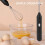 Mini Hand Mixer, USB Rechargeable, Compatible with Kitchen Tools, 3 Stainless Whisks, for Baking, Cake, Egg White, Dough 8