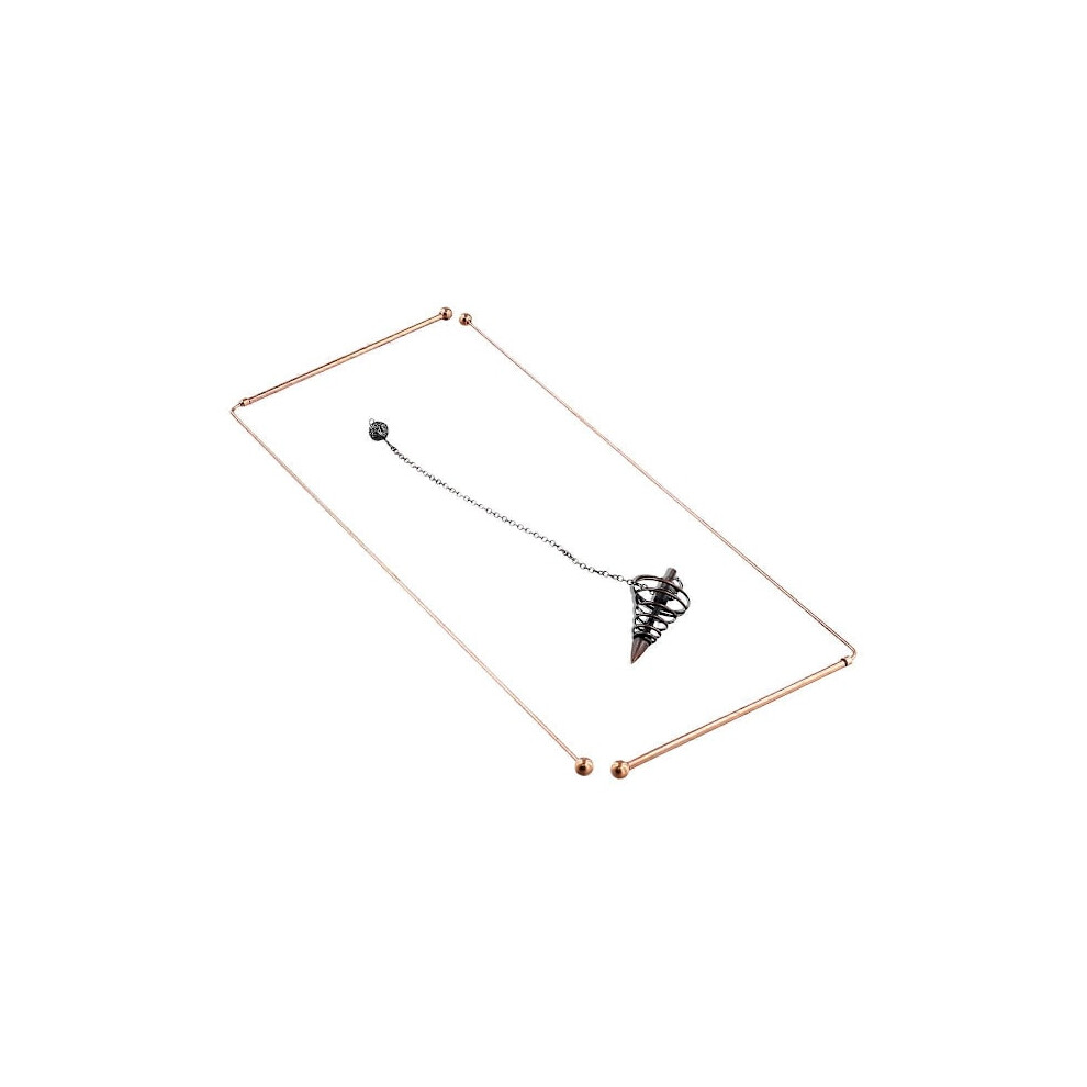 Copper Impact Window - 99.9% Pure Copper 2Pcs Impact Windows Energy Water Impact Window Detector With Pendulum 9389440297951