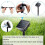 Solar Powered Sunflower String Lights for Outdoors 3