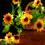 Solar Powered Sunflower String Lights for Outdoors 6