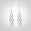 Earrings, Sterling Silver Celtic Knot Twisting Dangle Earrings 5