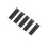 Elastic waist extender 83 mm 5-pack Black 1
