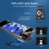 200X Magnification Microscope Lens Mobile LED Light Micro-Type Pocket Macro Lens for Ios Android All Smartphones,White 1