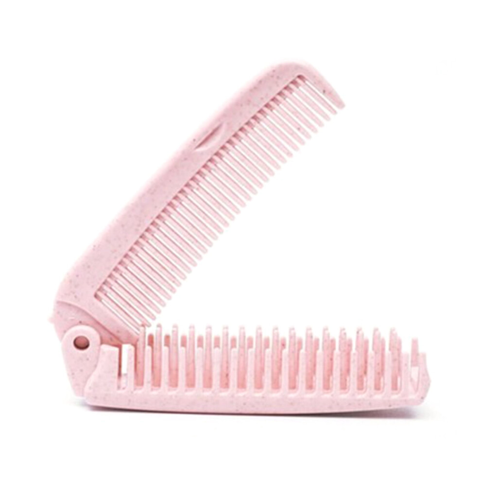 Happydeer Hair Comb Environmentally Friendly Wide Application Plastic Travel Bag Folding Comb for Girls