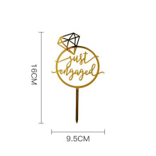 Rose Gold Bride To Be Cupcake Toppers For Wedding Cake Decoration Bridal Shower Hen Party Cupcake Topper Cake Decorating Supply Just engaged