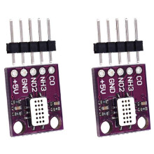 2X MICS6814 Air Quality Sensor MultiGas Detection CO NO2 NH3 for Arduino Sensitivity
