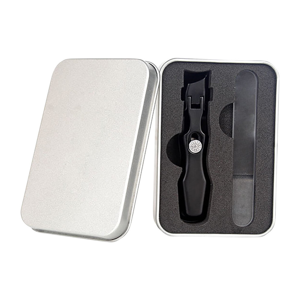 YiFudd Stainless Steel Large Large Opening Nail Clippers Nail Clippers Elderly Multifunctional Slant Trimming Nail Clippers Portable