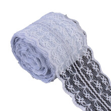 Chicmine 10m Lace Ribbon 4.5cm Wide Trim DIY Wedding Decorative Embroidery Sewing Fabric