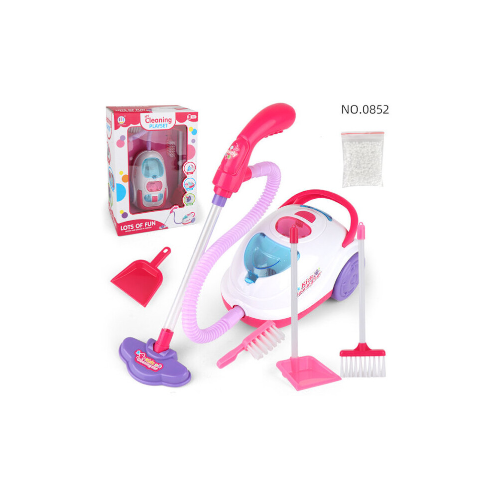 Electric Vacuum Cleaner Toy For Kids With And Sound, Girl Gift, Funny Realistic Beauty, Model Toys, Play House, Household Appliance B Light