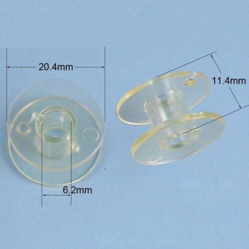 25Pcs Sewing Machine Bobbins Spools Empty Bobbins Spools Sewing Machine Plastic Storage Box For Home Sewing Accessories Tools 1