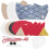 Patchwork Basket Print Fabric Plush Baby Doll Bundle DIY Embroidery Kit Materials Storage Cloth 1
