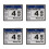 4X Professional 4GB Compact Flash Memory Card(White&Blue) 1