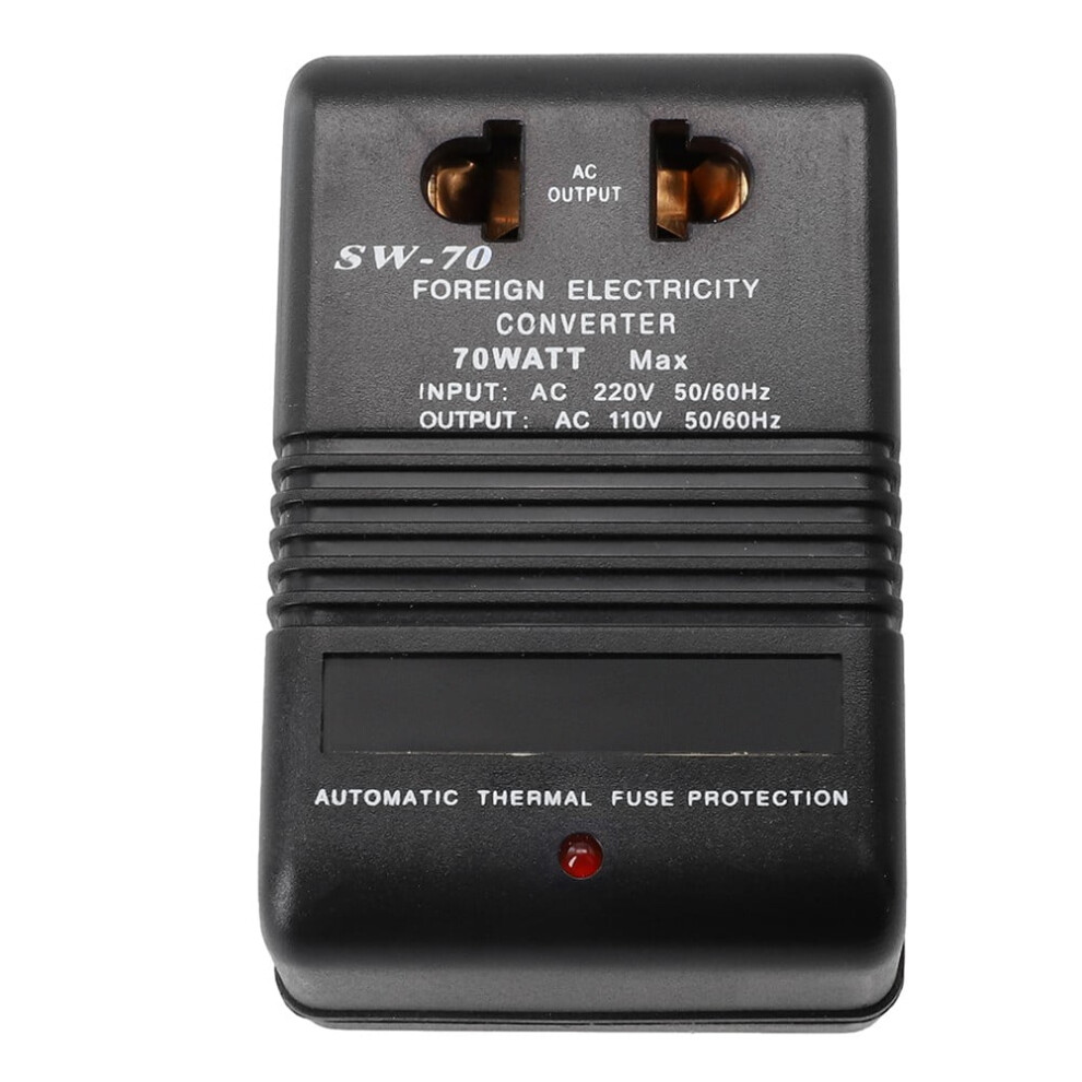110V/120V To 220V/240V Step-Up&Down Voltage Converter 70W Transformer Travel 9389440201569