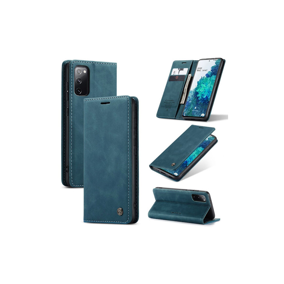 Caseme Slim Wallet Case Galaxy S20 Fe Blue 9389440202566