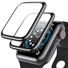 Compatible with Apple Watchwith Apple Watch 1/2/3 38mm Screen Protector [2-Pack] 3D Curve Display Protector Black