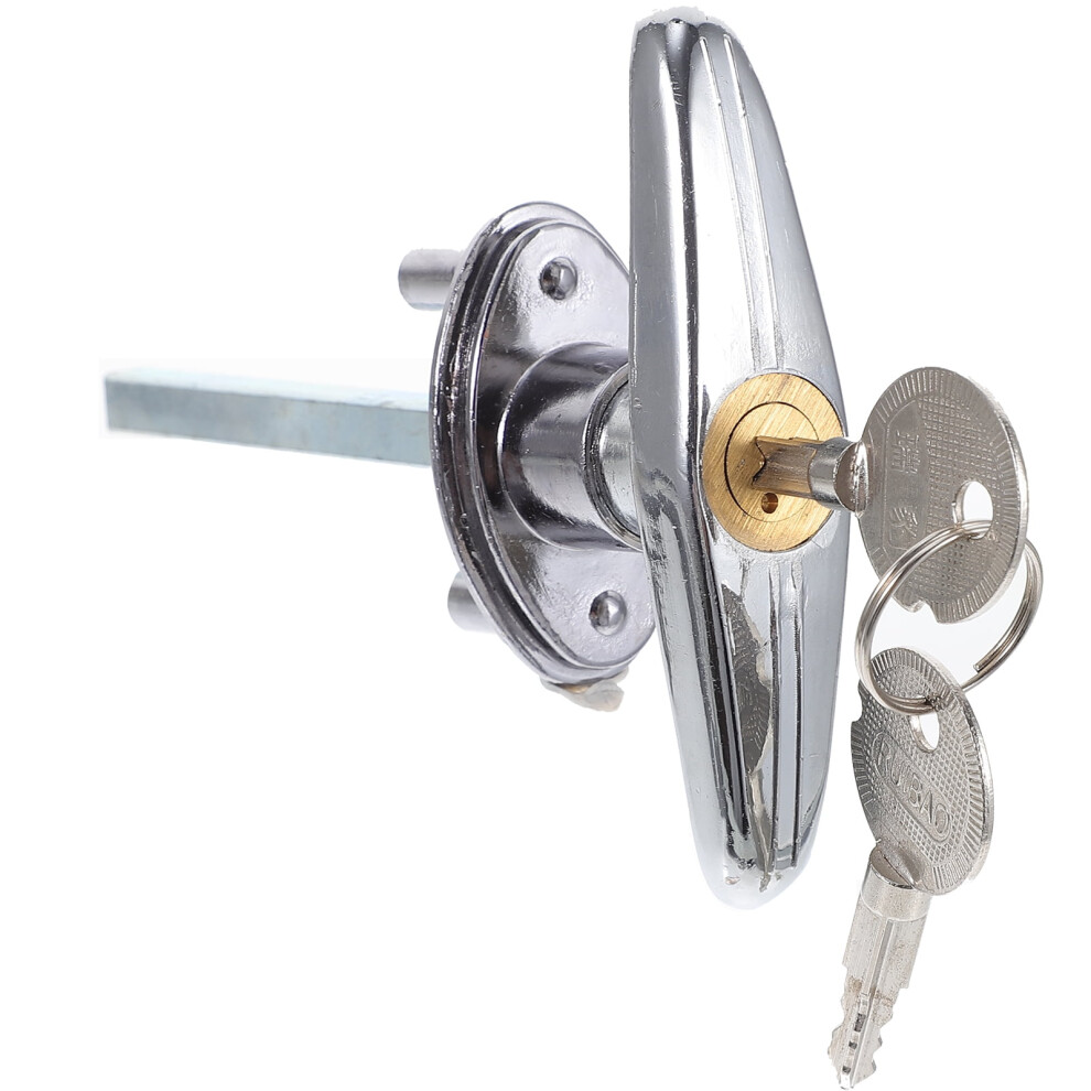 Guangmc Tehaux Barn Door Handles Set Garage Lock Kit 9389440203334