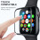Compatible with Apple Watchwith Apple Watch 1/2/3 38mm Screen Protector [2-Pack] 3D Curve Display Protector Black 5