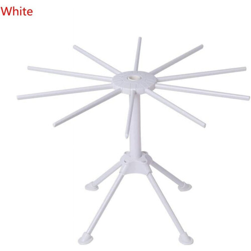 Foldable Pasta Drying Rack Collapsible Noodle Hanging Rack Spaghetti Dryer Rack (White) 1