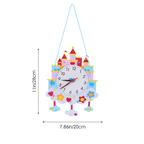 1 Set Kids Clock DIY Kit Kids Hand Making Material Clock Making Materials Kids DIY Materials 1