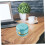Mini Desktop Vacuum Cleaner Rechargeable Keyboard Dust Remover USB Table Cleaner Silver 2