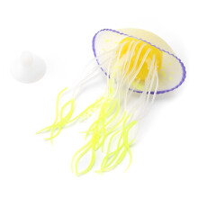 Décorations flottantes en forme de méduses fluorescentes pour aquarium, effet lumineux charmant, matériau fiable pour la décoration d'aquarium.