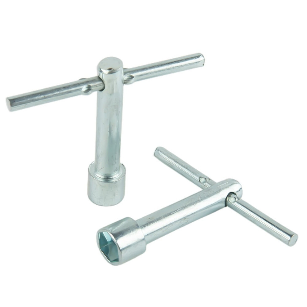 2Pcs 10Mm Hex Socket Wrench T Shape Handle Deep Nut Driver Steel Hand Tool 9389440489820